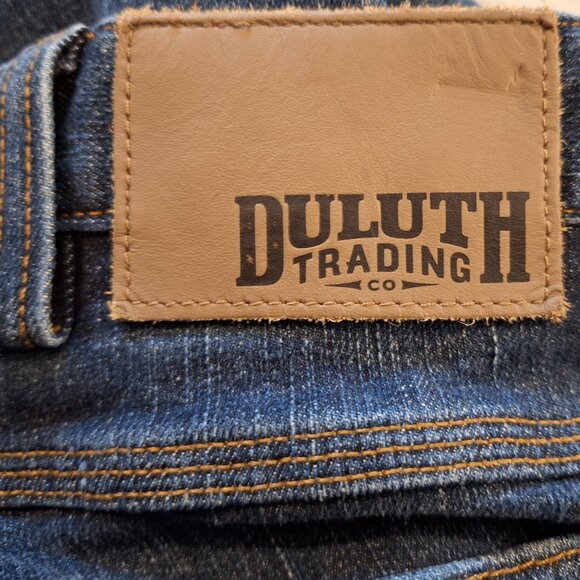 Duluth Trading Co Men's Flex Ballroom Jeans Relaxed Fit 44x30 Excellent - Picture 5 of 5